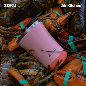 Zoku 3in1 Stainless Steel Tumbler, 350ml - Coral