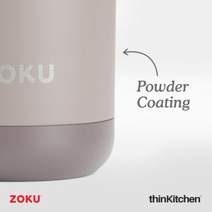 Zoku 3in1 Stainless Steel Tumbler, 350 ml - Ash