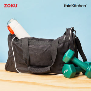 Zoku Stainless Flip Top Bottle, 500ml - White