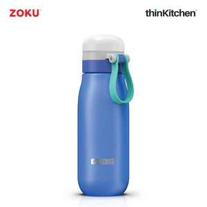 Zoku Ultralight Stainless Steel Bottle, Blue, 500ml