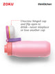Zoku Ultralight Stainless Steel Bottle, Pink, 500ml