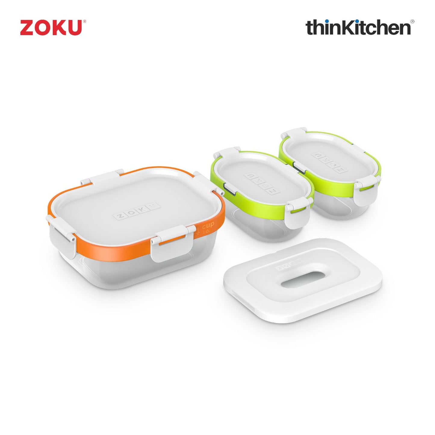 Zoku 7 Pc Neat Stack Food Containers