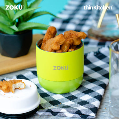 Zoku Stainless Steel Food Jar Lime Green