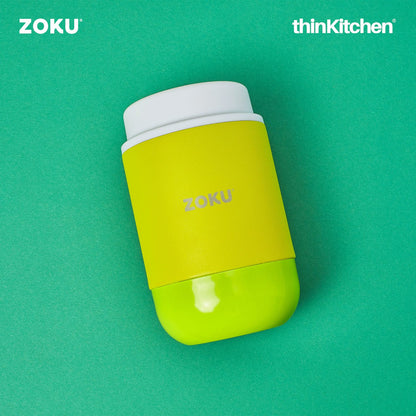 Zoku Stainless Steel Food Jar Lime Green 1