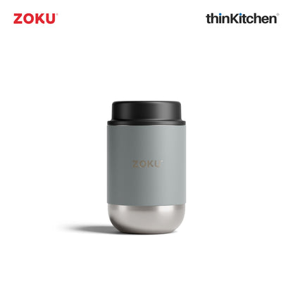 Zoku Stainless Steel Food Jar Grey 1