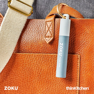 Zoku Grey Two Tone Pocket Straw