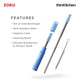 Zoku Blue Two Tone Pocket Straw