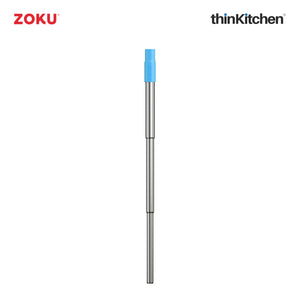 Zoku Blue Two Tone Pocket Straw