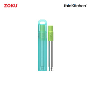 Zoku Teal Pocket Straw