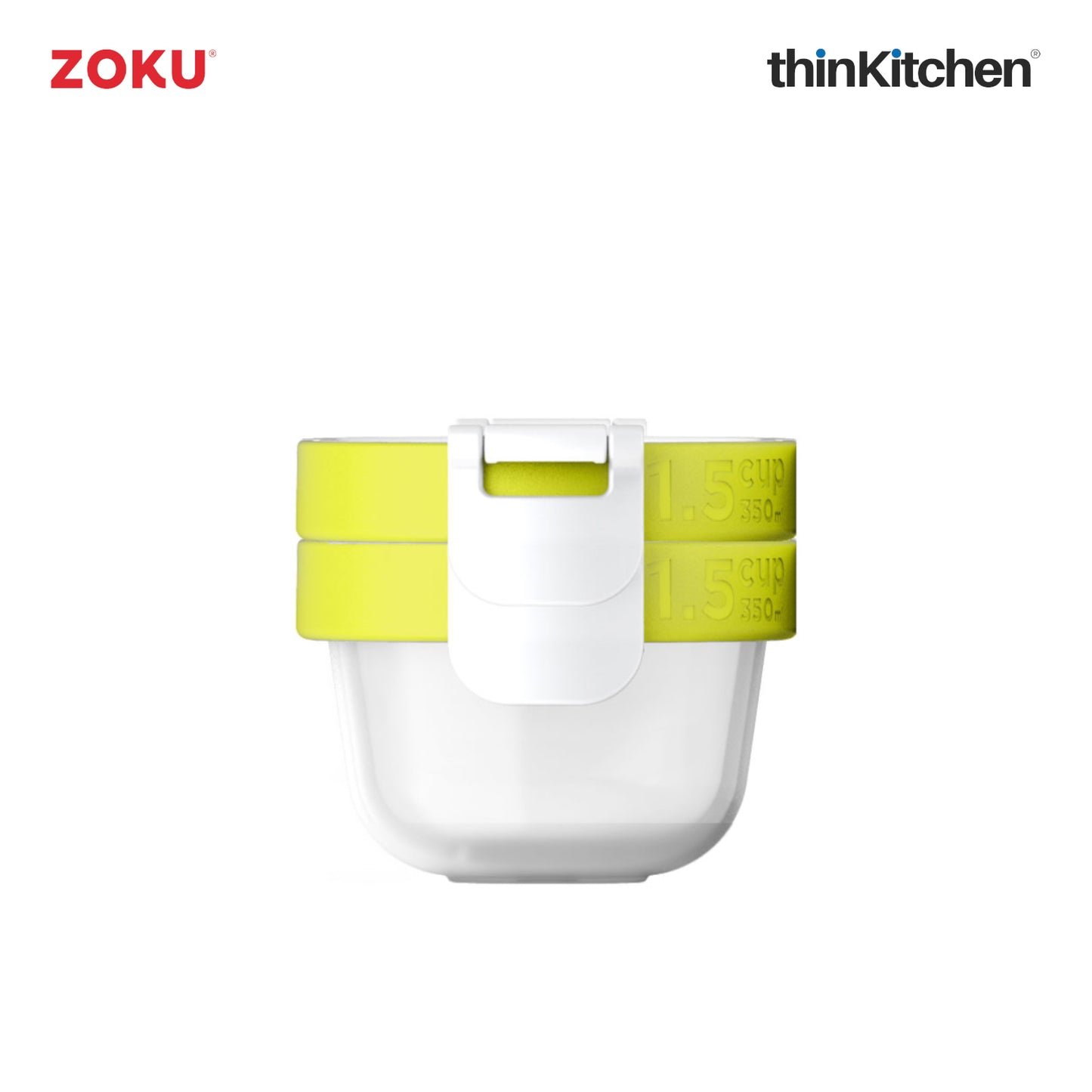 Zoku 4 Pcs Neat Stack Food Containers
