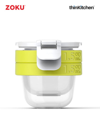 Zoku 4 Pcs Neat Stack Food Containers