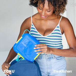 Zoku Blue Neat Bento Box