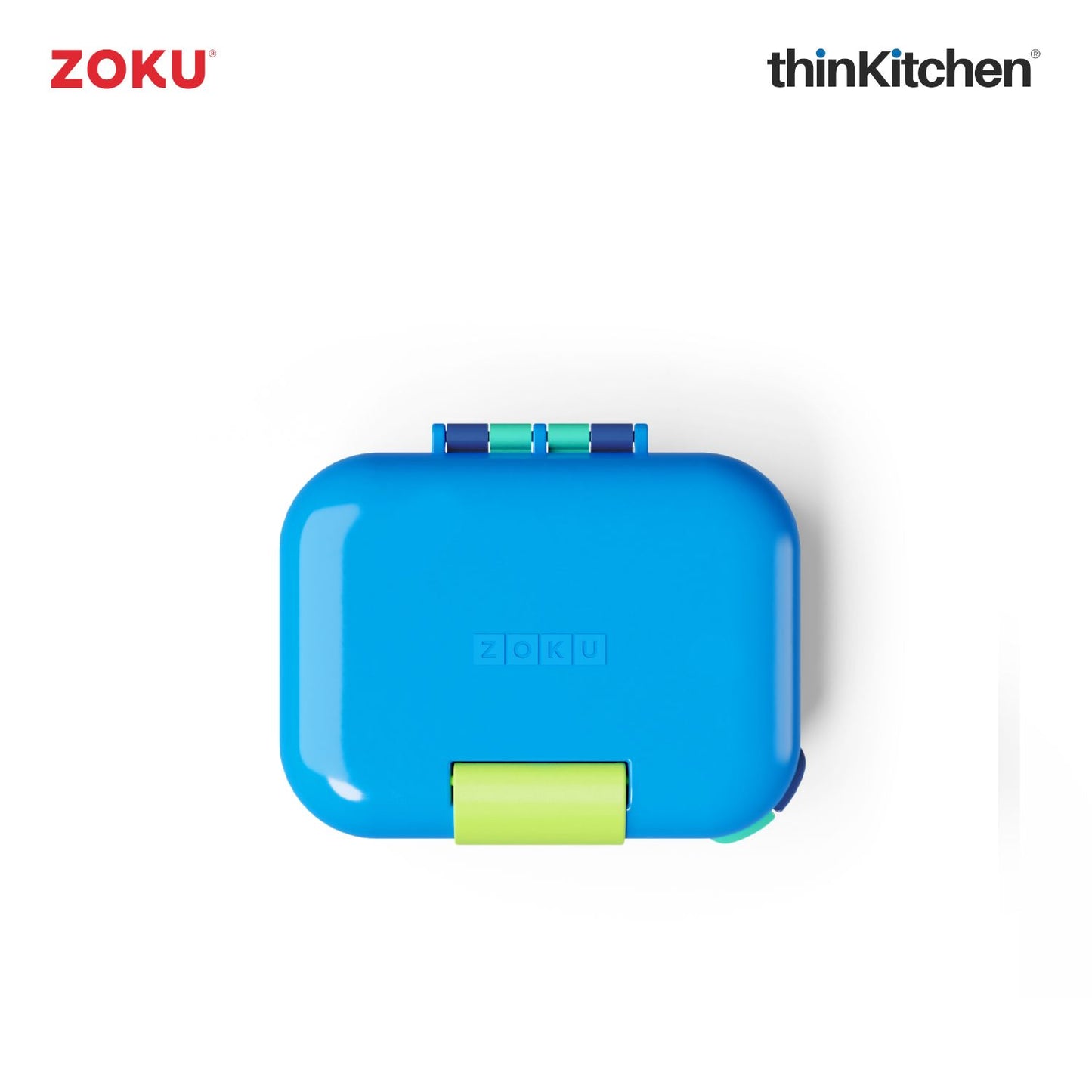 Zoku Neat Bento Jr Kids Lunch Box | Blue Kids Lunch Box