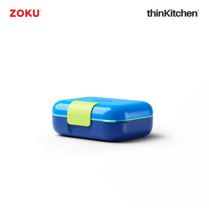 Zoku Neat Bento Jr Kids Lunch Box | Blue Kids Lunch Box