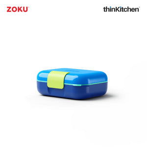 Zoku Neat Bento Jr Kids Lunch Box, Blue, 147ml