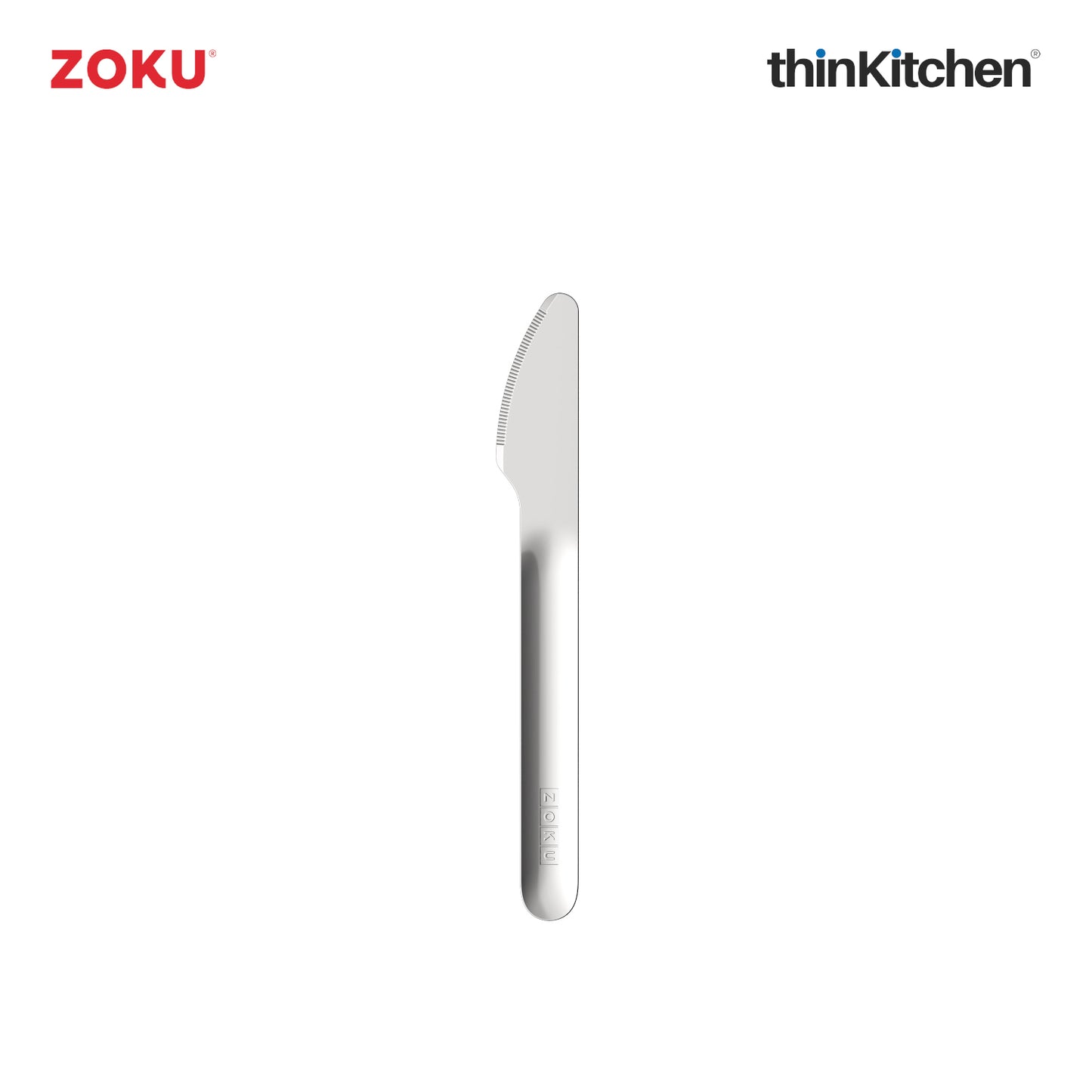 Zoku Stainless Steel Kids Pocket Utensil Set Shark