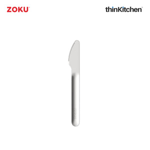 Zoku Stainless Steel Kids Pocket Utensil Set - Shark