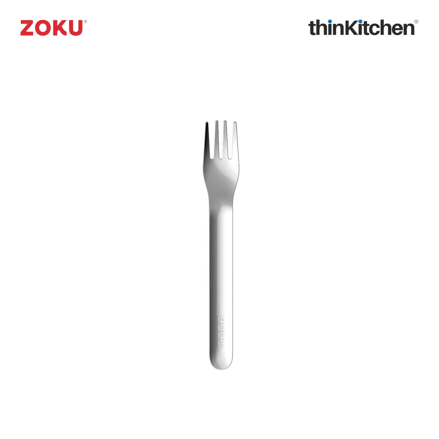 Zoku Stainless Steel Kids Pocket Utensil Set Shark