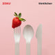 Zoku Stainless Steel Kids Pocket Utensil Set - Shark