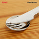 Zoku Stainless Steel Kids Pocket Utensil Set - Shark