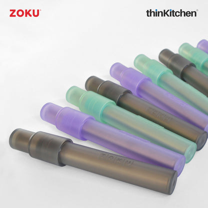 Zoku Jumbo Pocket Straw Charcoal