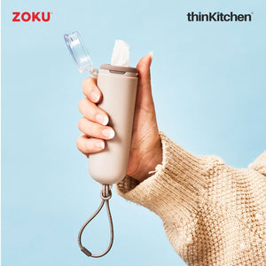 Zoku Grey Pocket Wipe Dispensers