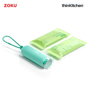 Zoku Teal Pocket Wipe Dispensers