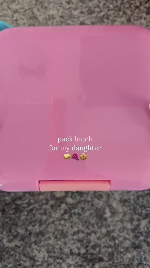 Zoku Premium Pink Neat Bento Box | Leakproof Kids Lunch & Food Container - 4
