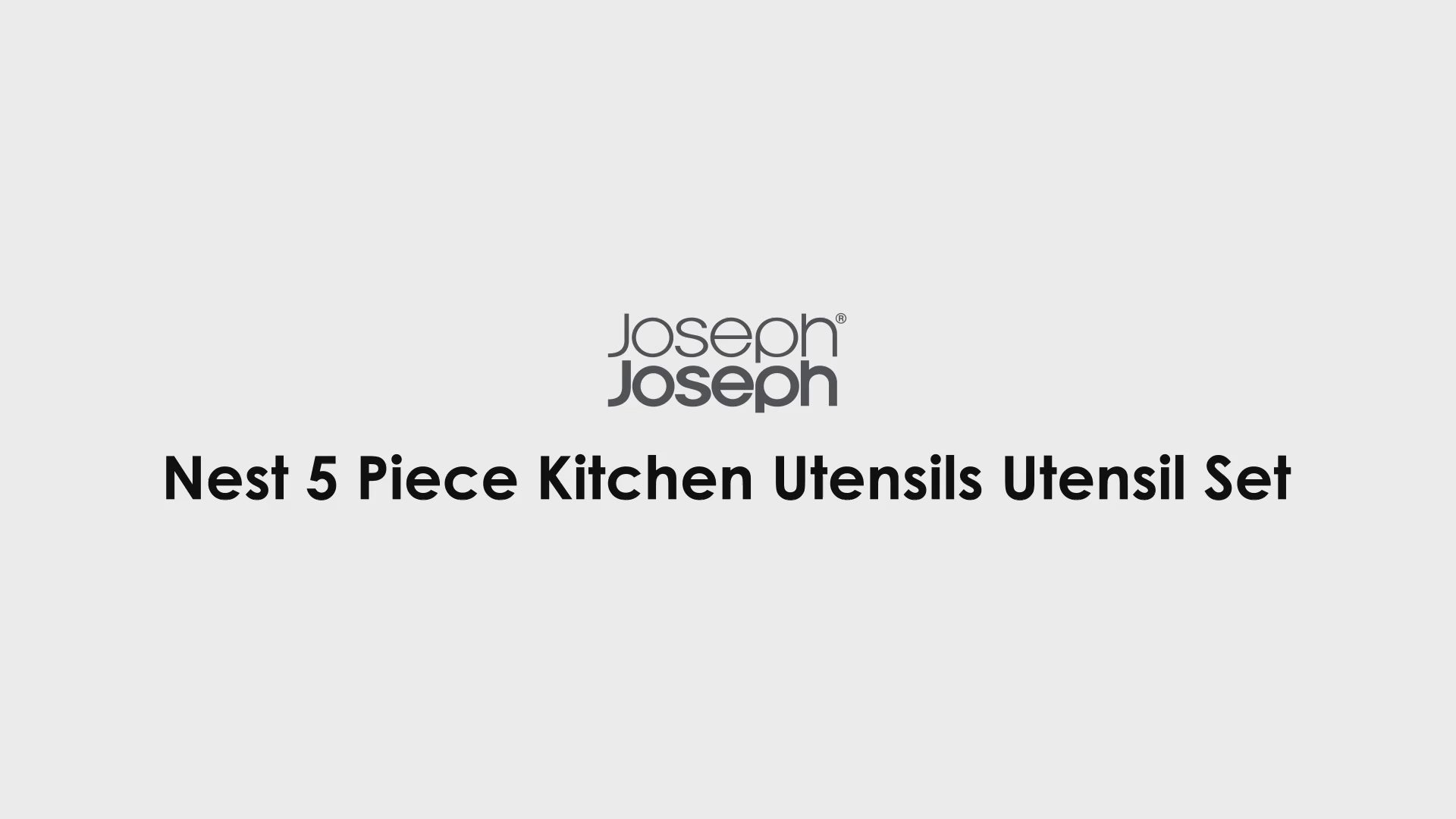 Joseph Joseph Premium Nestable 5-Pc Nylon Kitchen Cooking Utensil Set, Non Stick Safe | Compact, Magnetic, Heat Resistant - 4