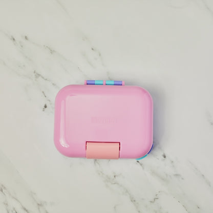 Zoku Neat Bento Jr Kids Lunch Box Pink | Premium Tiffin Box for Healthy Meals