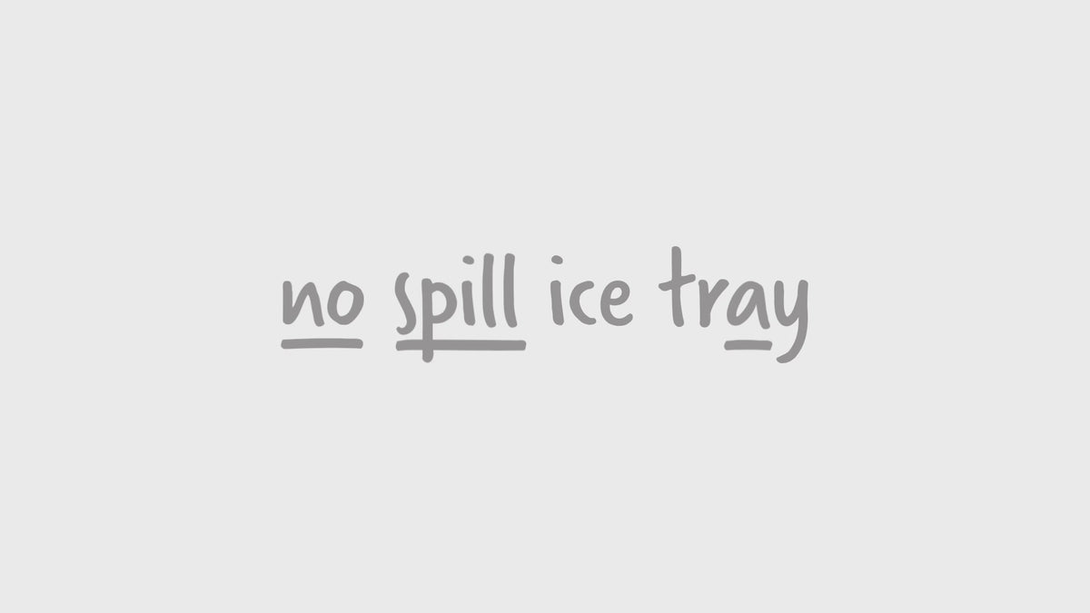 Dreamfarm NoSpilla No Spill Ice Cube Tray with Silicone Lid, Blue - 6