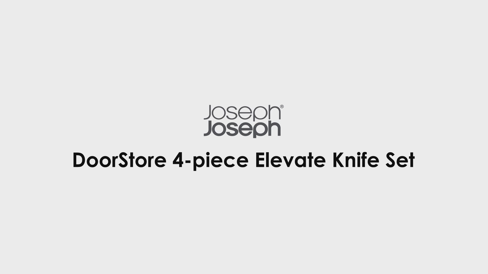 Joseph Joseph Multicolor Stainless Steel DoorStore 4-piece Elevate Knife Set - 4