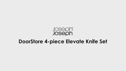 Joseph Joseph Multicolor Stainless Steel DoorStore 4-piece Elevate Knife Set