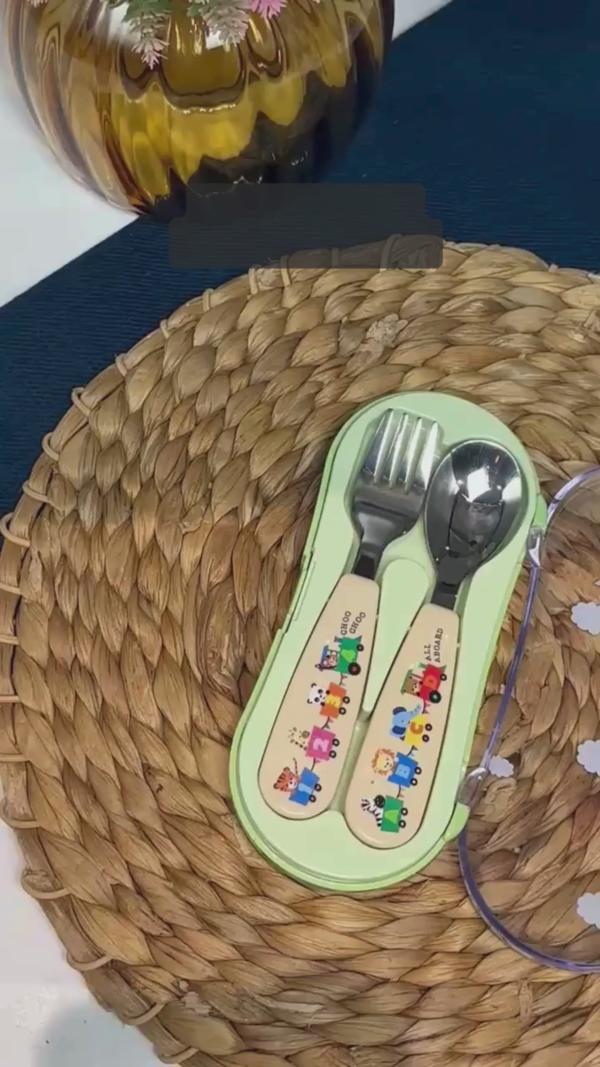 Viners 2 Piece Stainless Steel Kids Travel Cutlery Set Stainless Steel Fork & Spoon with Carry Case | Crafted in UK for thinKitchen - 6