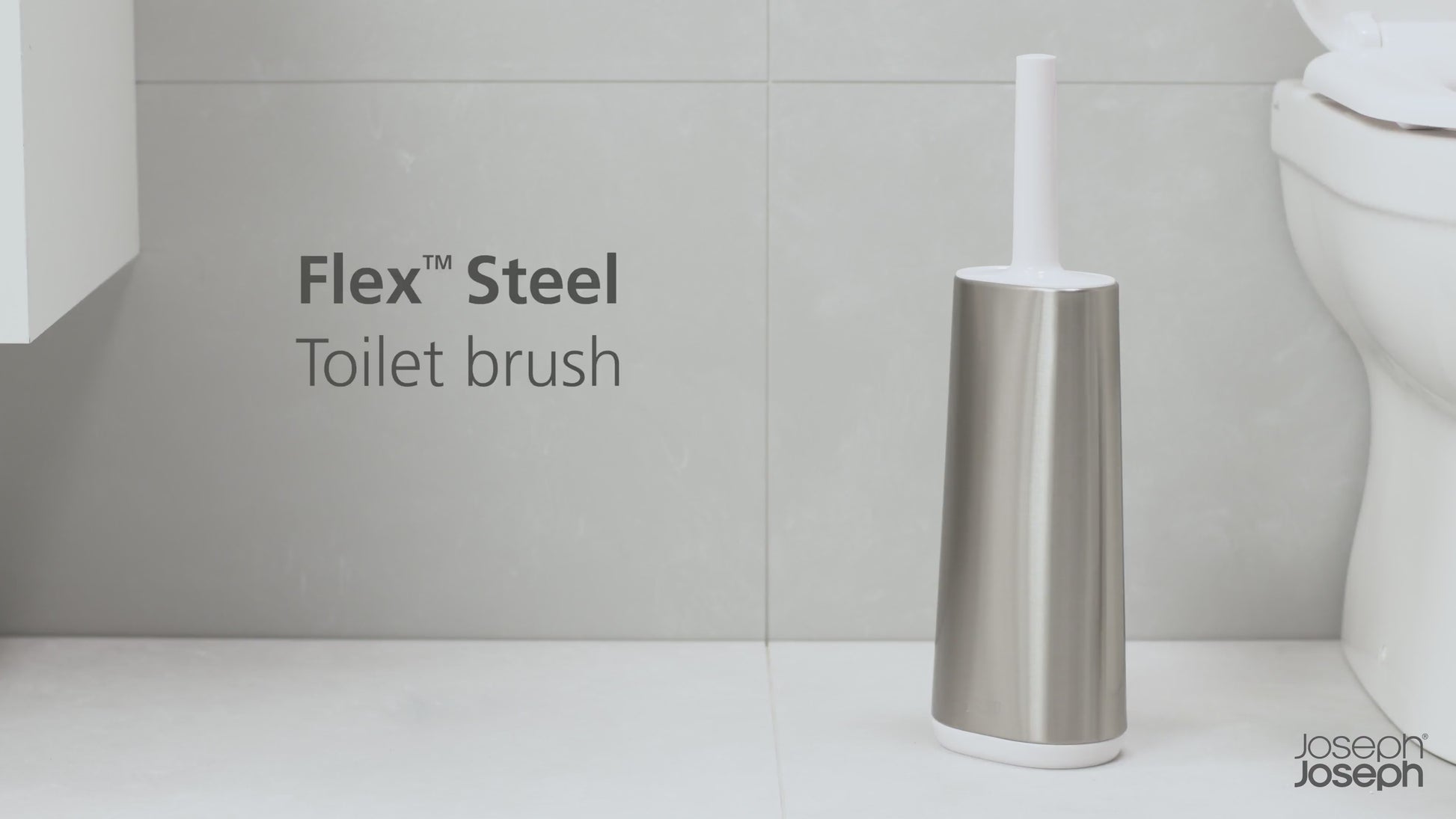 Premium Flex Steel Toilet Brush with Stainless Steel Holder–Anti-Clog & Anti-Drip Brush | For thinKitchen - 4