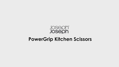 Joseph Joseph Power Grip Kitchen Shears Scissors with Thumb Grip - White/Green