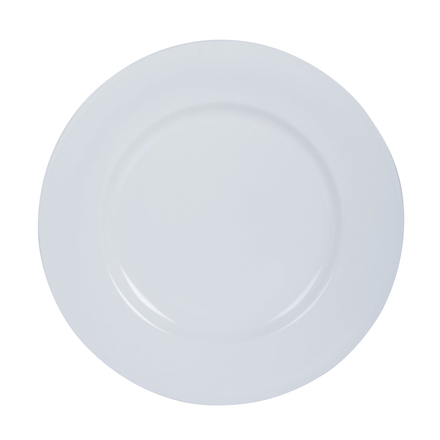 Monno White Bone China Plate Set of 2, 28 cm for Dinner & Serving - 3
