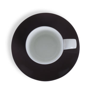 Monno Snap Espresso Cup & Saucer Cassis 150 ml, Set of 2