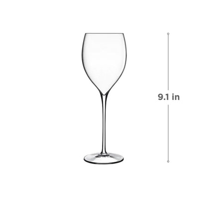 Luigi Bormioli Linea Magnifico Small Wine Glasses, Set of 2, 350 ml