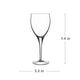 Luigi Bormioli Michelangelo Burgundy Glasses, Set of 6, 340 ml