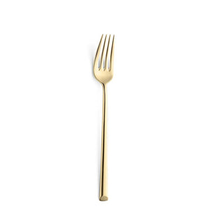 Amefa Metropole Champagne Stainless Steel Dinner Fork Set, 6-Pieces