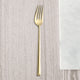Amefa Metropole Champagne Stainless Steel Dinner Fork Set, 6-Pieces