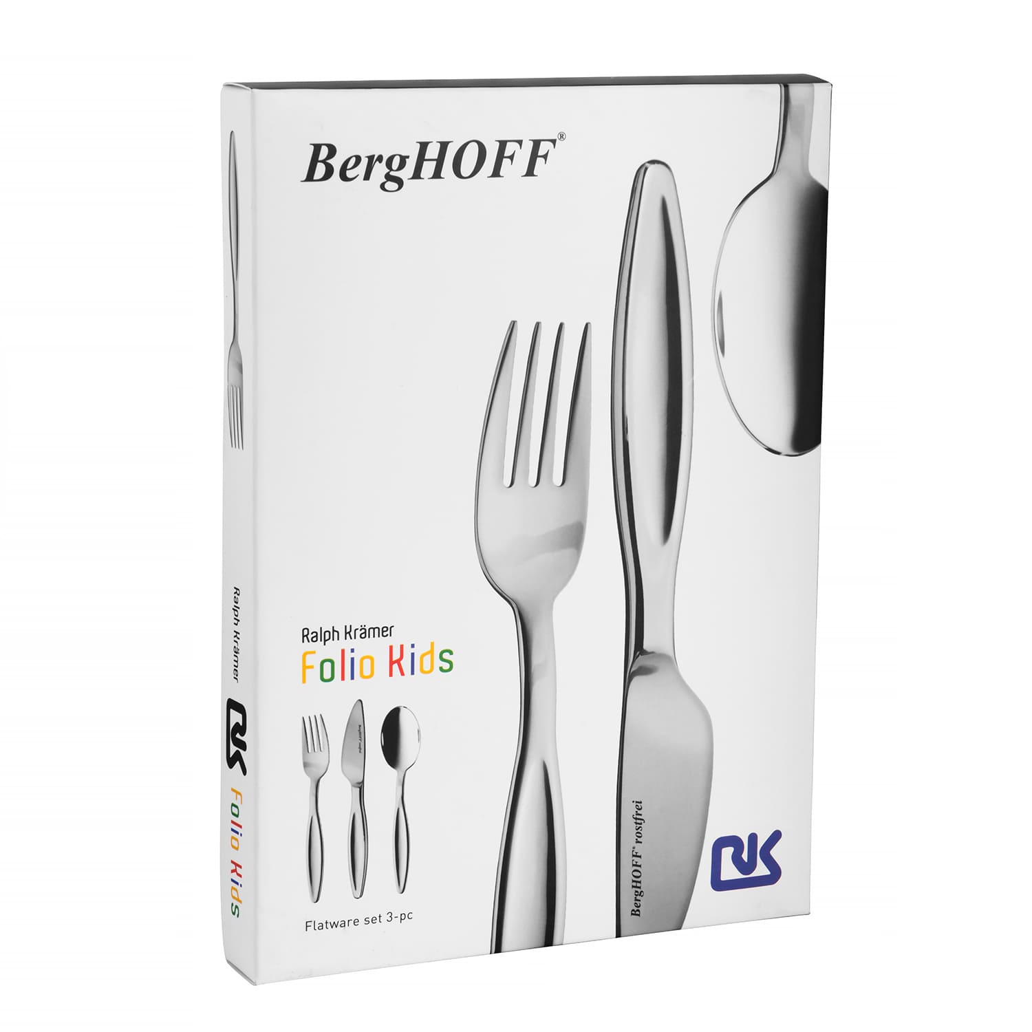 BergHOFF Essentials Folio Kids Flatware, Set of 3