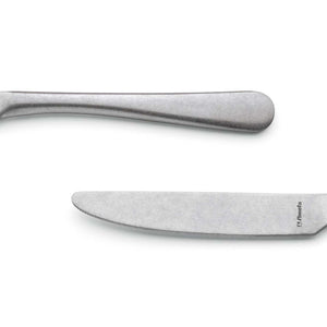 Amefa Austin Stonewash Stainless Steel Dinner Knife Set, 12-Pieces
