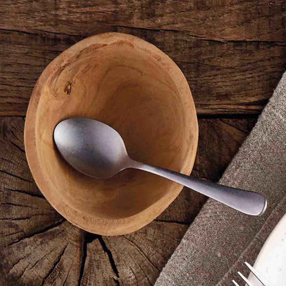 Amefa Austin Stonewash Stainless Steel Medium Teaspoon Set, 12-Pieces