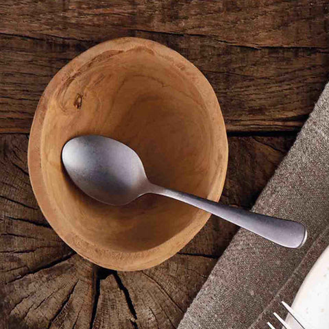 Amefa Austin Stonewash Stainless Steel Medium Teaspoon Set 12 Pieces