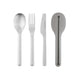 BergHOFF Leo Lunch Set, Water Bottle Flatware and Bento Box, Green