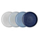 Denby Studio Blue Coupe Dinner Plate, Set of 4