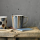 Denby Brown Stripe Painted Large Mug