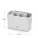 Joseph Joseph EasyStore™ Large Toothbrush Holder, White